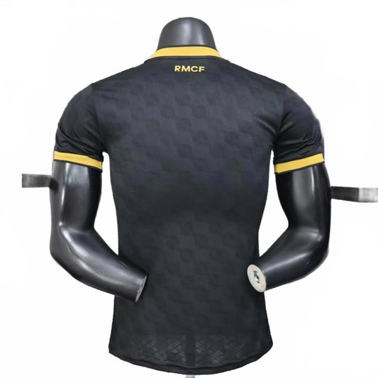 Real Madrid 25/26 Adidas Jersey - Black & Gold - Player Version