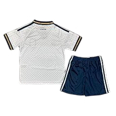 Italy 25/26 Adidas Kids Away Kit - White & Navy - Inc Socks