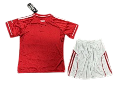 Nottingham Forest 25/26 Adidas Kids Home Kit - Red - Inc Socks