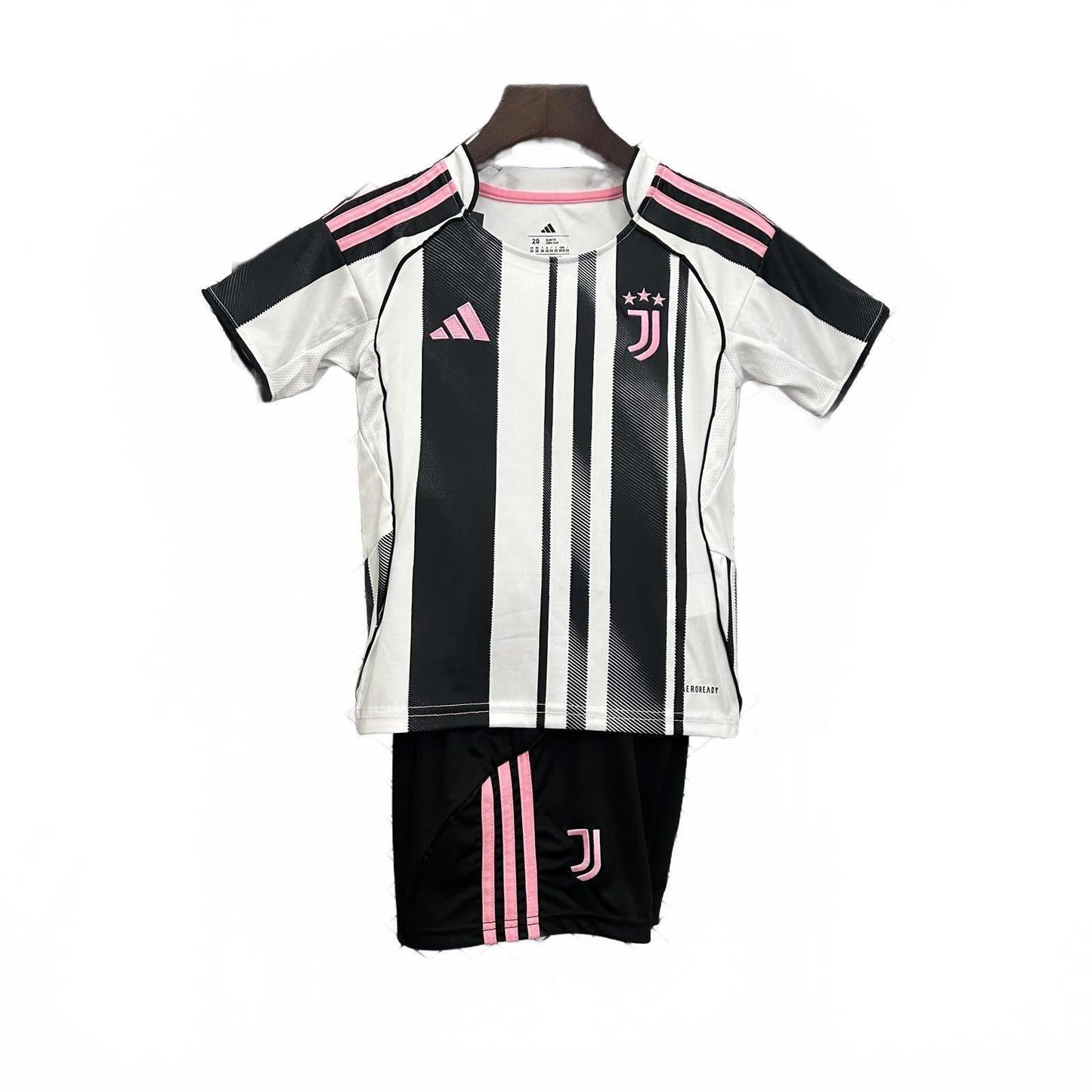 Juventus FC Adidas 25/26 Kids Home Kit - Size 16 - 2/4 Years - Inc Socks