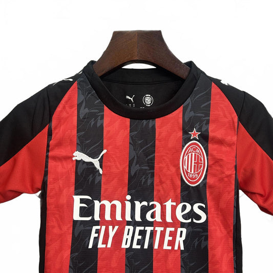 AC Milan 25/26 Home Kids Football Kit - Puma - Inc Socks