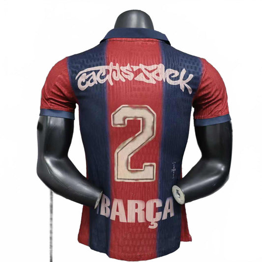 Barcelona x Cactus Jack Nike Players Version Skeleton Jersey