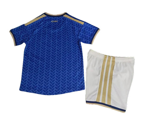 Italy 2026 Adidas Kids Home Kit - Blue & White - Inc Socks