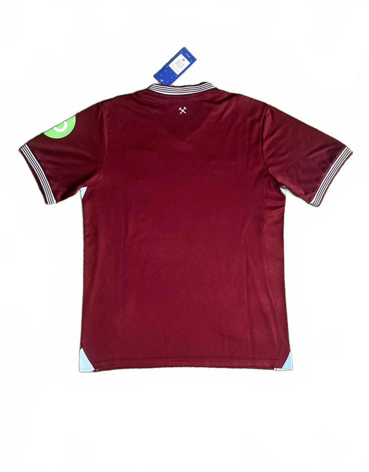 West Ham 25/26 Umbro Home Jersey - Claret - Fan Version