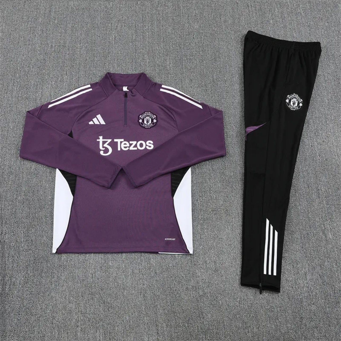 Manchester United 25/26 Adidas Tracksuit - Purple