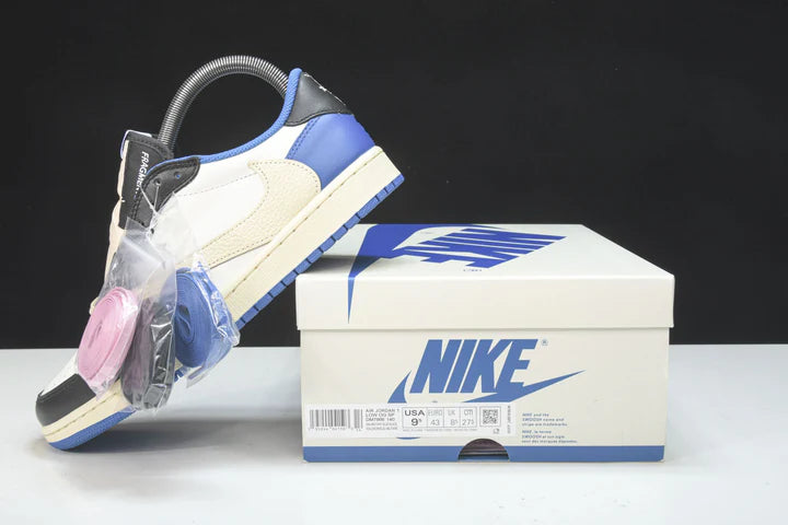 AJ1 Low x Fragment ‘Military Blue’