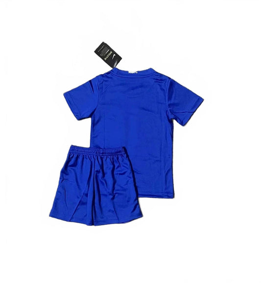 Manchester United 08/09 Nike Kids Third Kit - Blue - Inc Socks