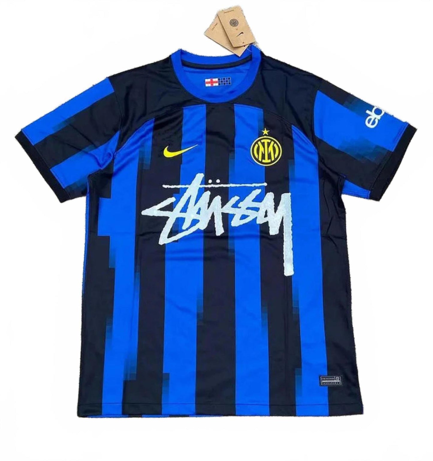 Inter Milan Nike x Stüssy Collab Home Jersey - Blue & Black - Size Extra Large