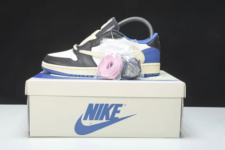 AJ1 Low x Fragment ‘Military Blue’