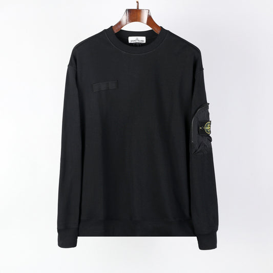 Stone Island Zip Sleeve Pocket Sweatshirt