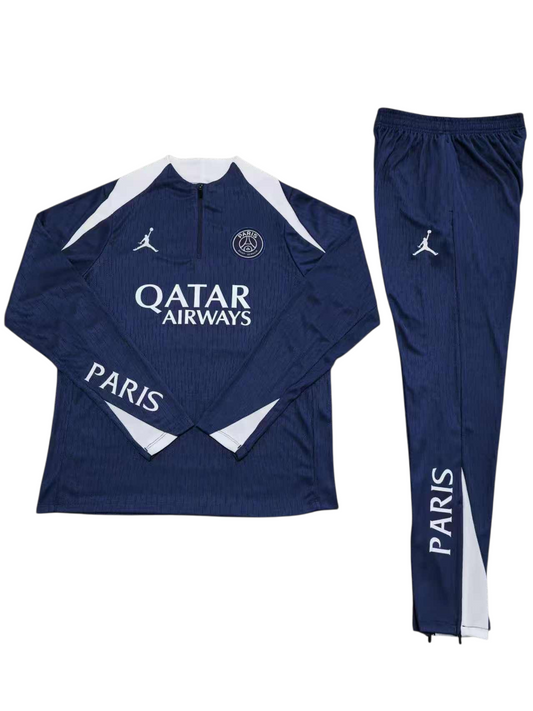 Paris Saint-Germain 25/26 Jordan Kids Tracksuit – Navy & White