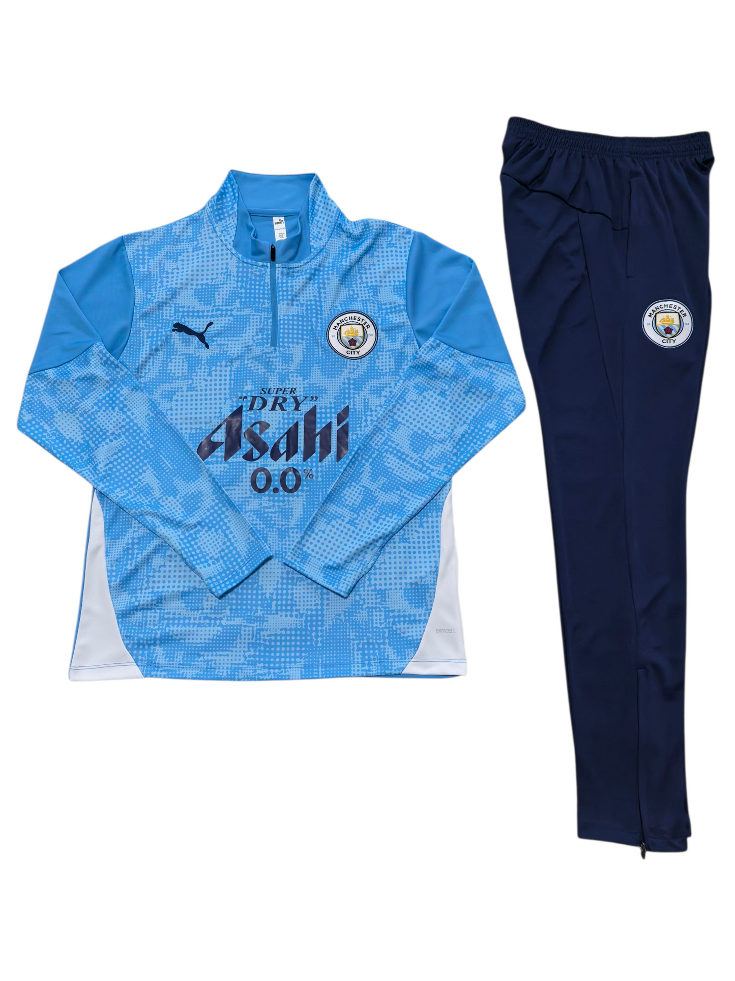 Manchester City 25/26 Puma Kids Tracksuit – Sky Blue & Navy
