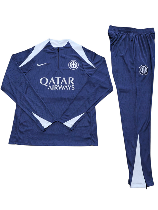 Inter Milan 25/26 Nike Kids Tracksuit – Navy & White