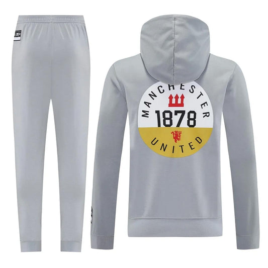 Manchester United VRCT Adidas Originals Tracksuit - Grey