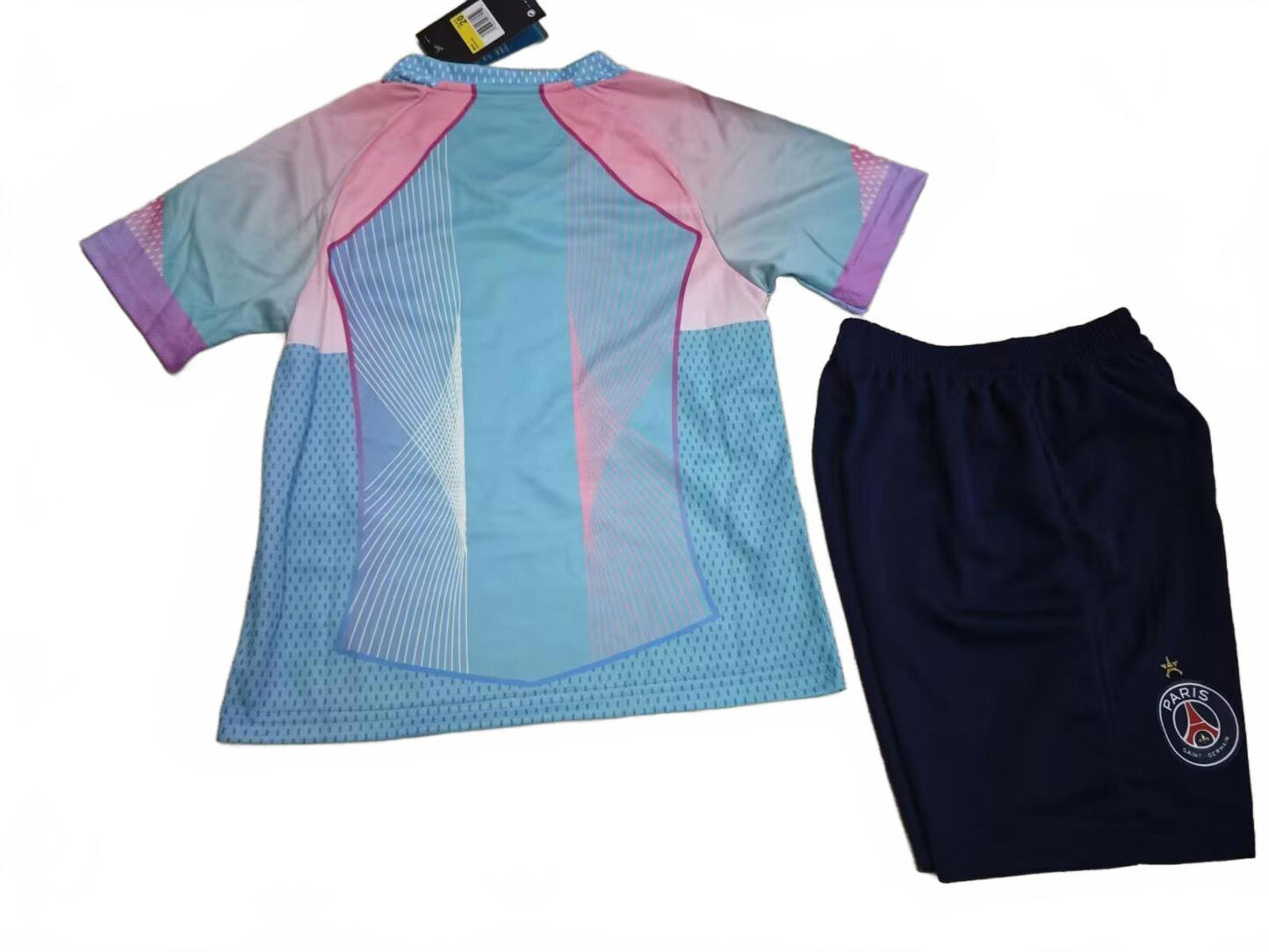 PSG 25/26 Nike Kids Kit - Pale Blue - Inc Socks