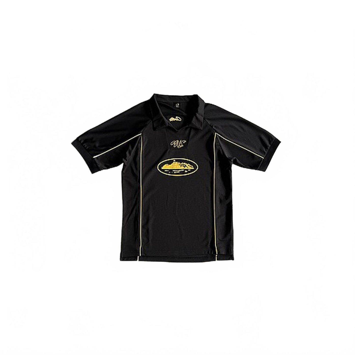 Corteiz CRTZ RTW TALISMO Football Jersey - Black & Yellow - Size Small