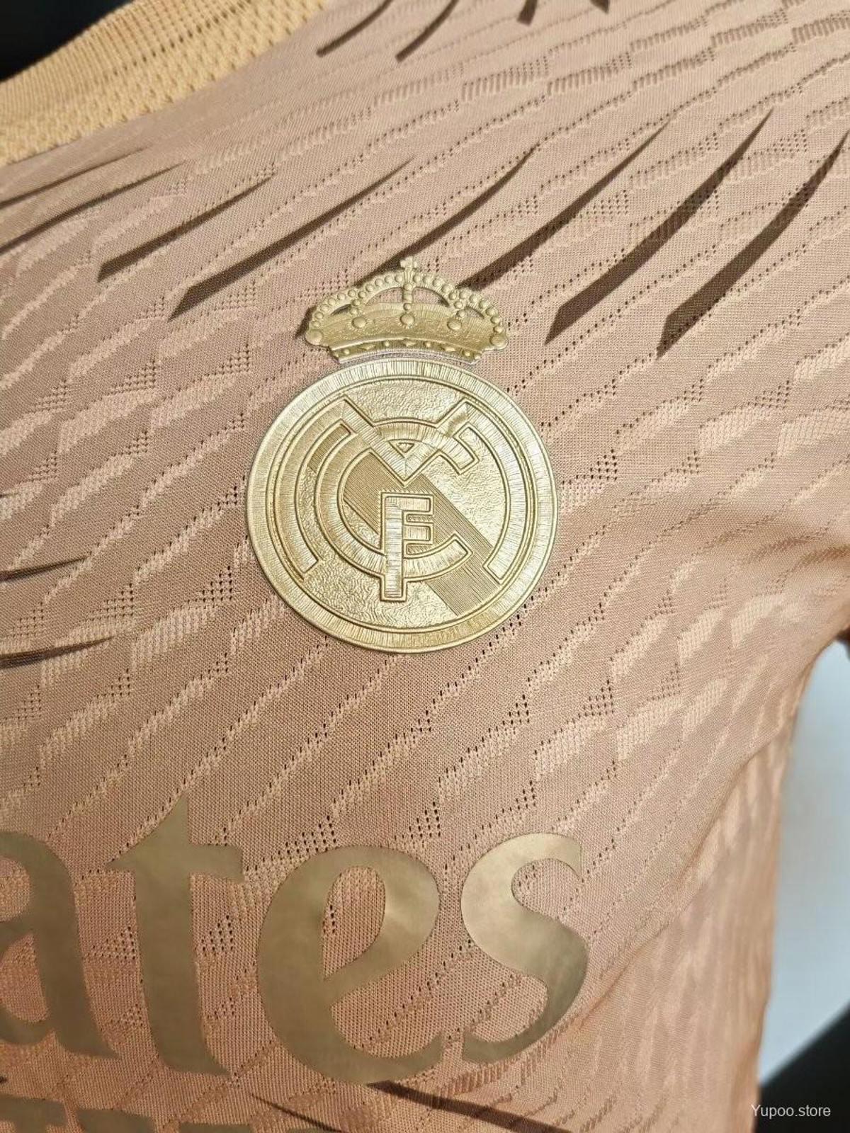 Real Madrid 25/26 Adidas Gold Edition Jersey - Player Version