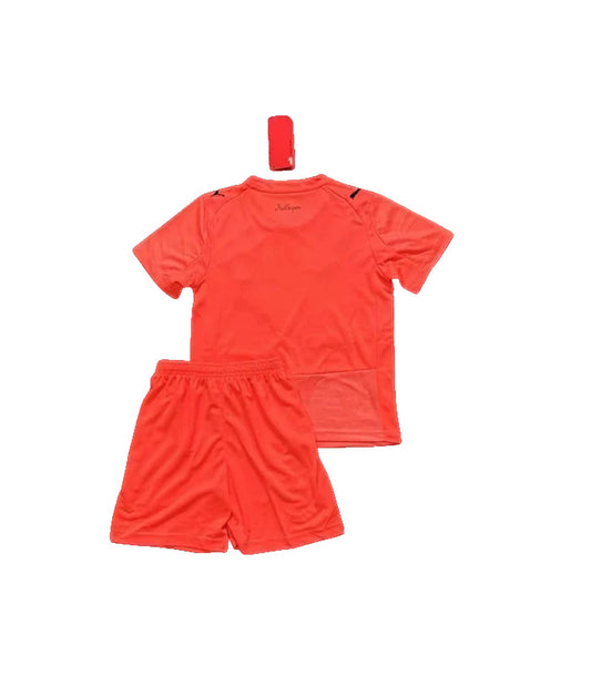 Manchester City x Kid Super 25/26 Puma Kids Kit - Orange - Inc Socks