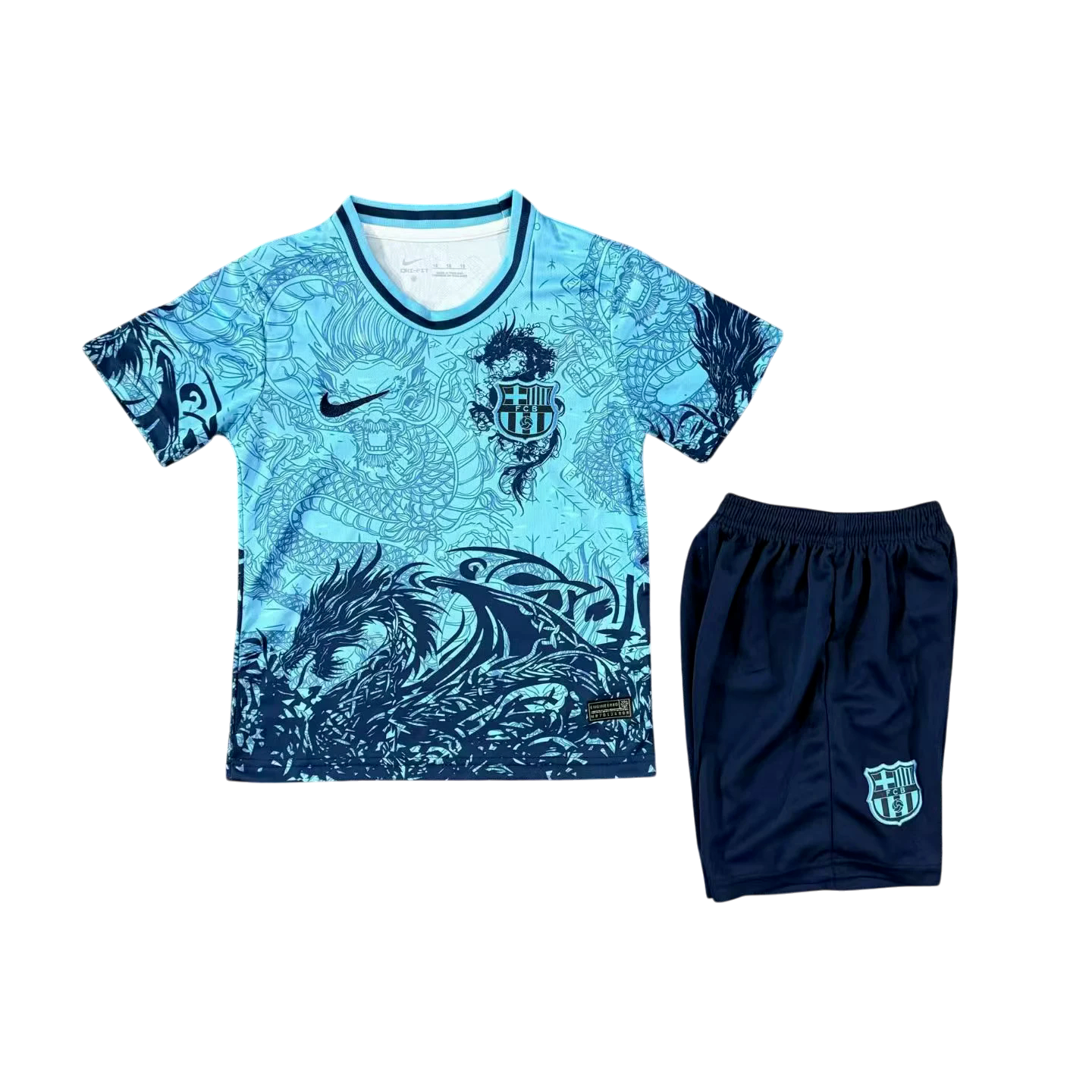 Barcelona 25/26 Nike Kids Special Edition Kit - Blue & Navy - Inc Socks