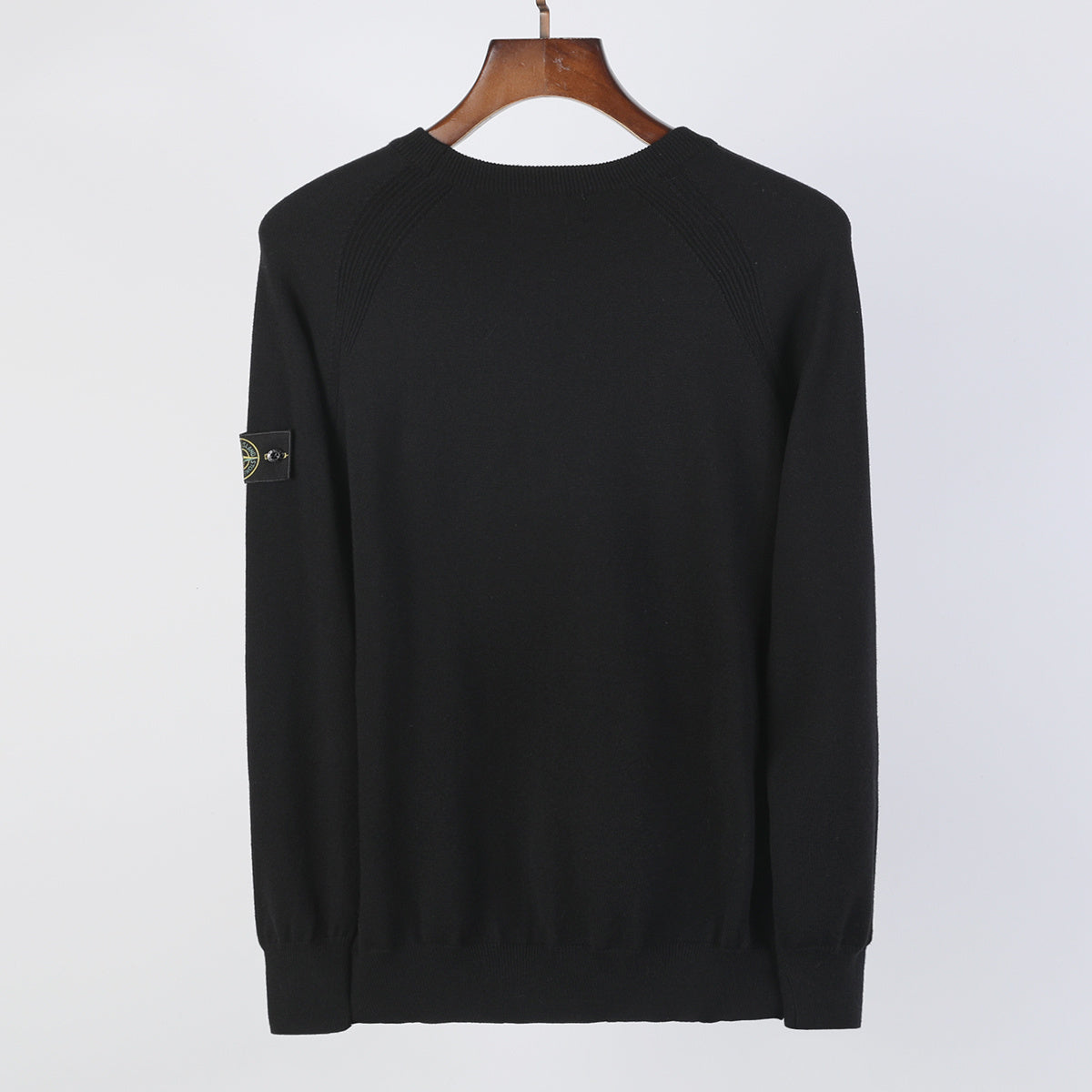 Stone Island Virgin Wool Crew Neck Sweater