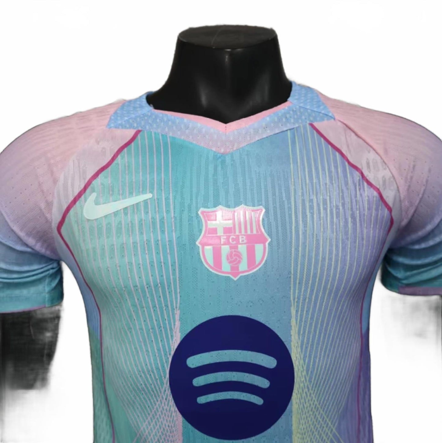 Barcelona 2025 Nike Special Edition Player Jersey – Light Blue