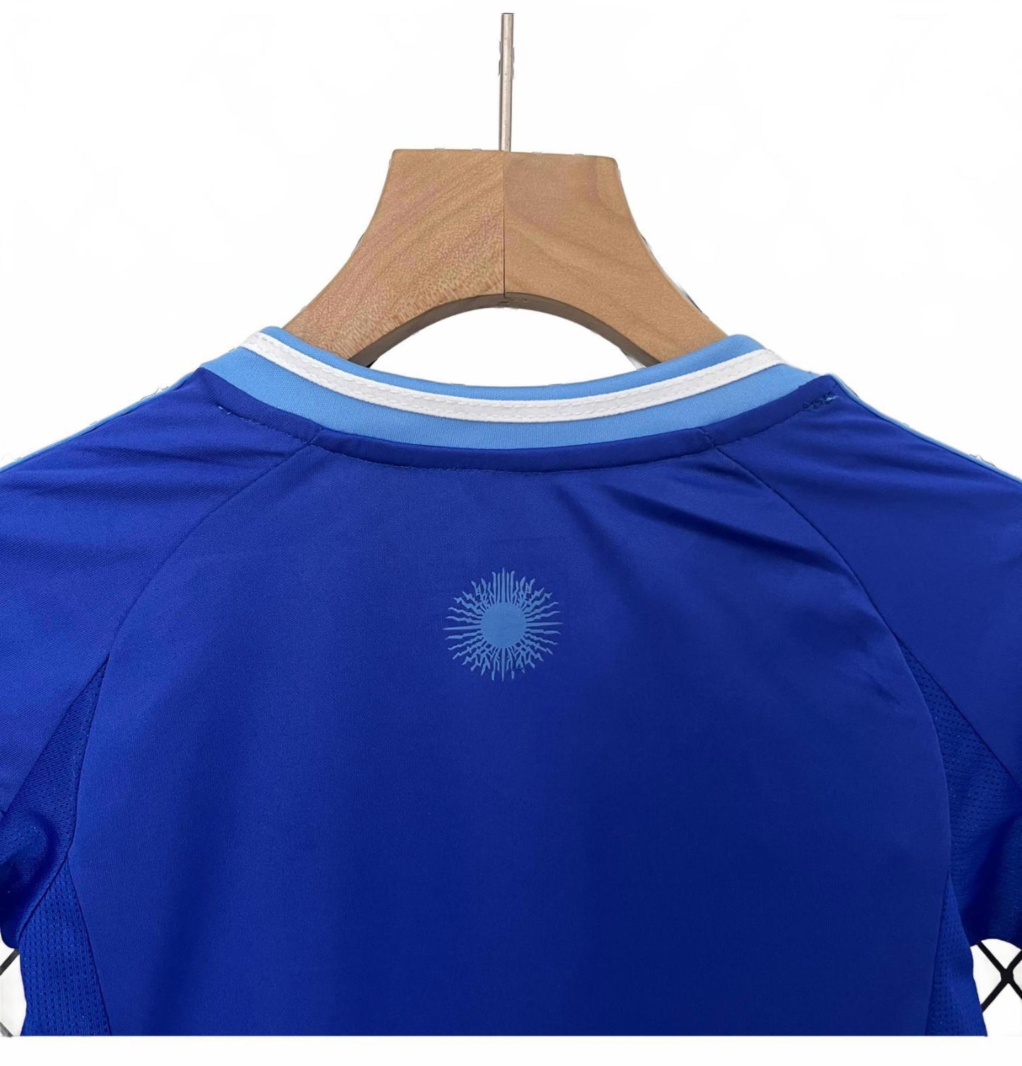 Argentina 2024 Adidas Kids Away Kit  - Blue - Inc Socks