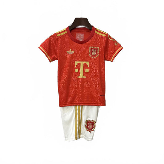 Bayern Munich 25/26 Adidas Kids 125 Years Kit - Inc Socks