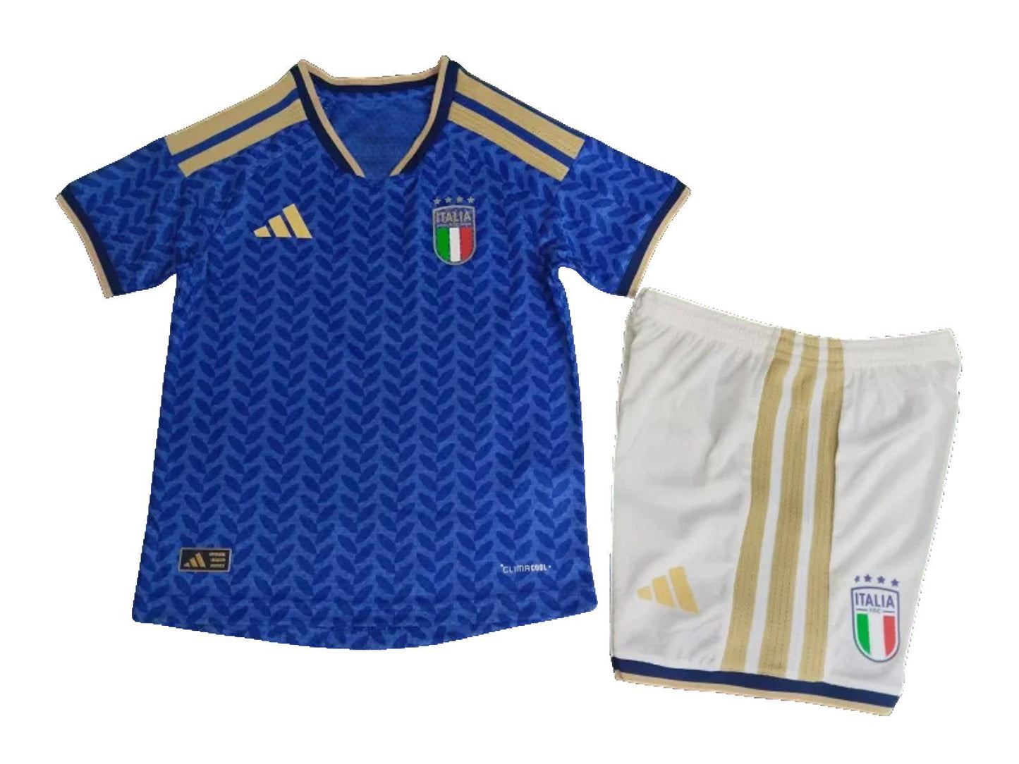 Italy 2026 Adidas Kids Home Kit - Blue & White - Inc Socks