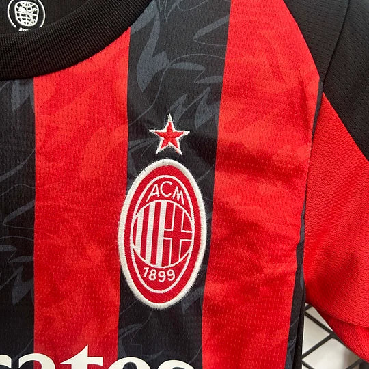 AC Milan 25/26 Home Kids Football Kit - Puma - Inc Socks