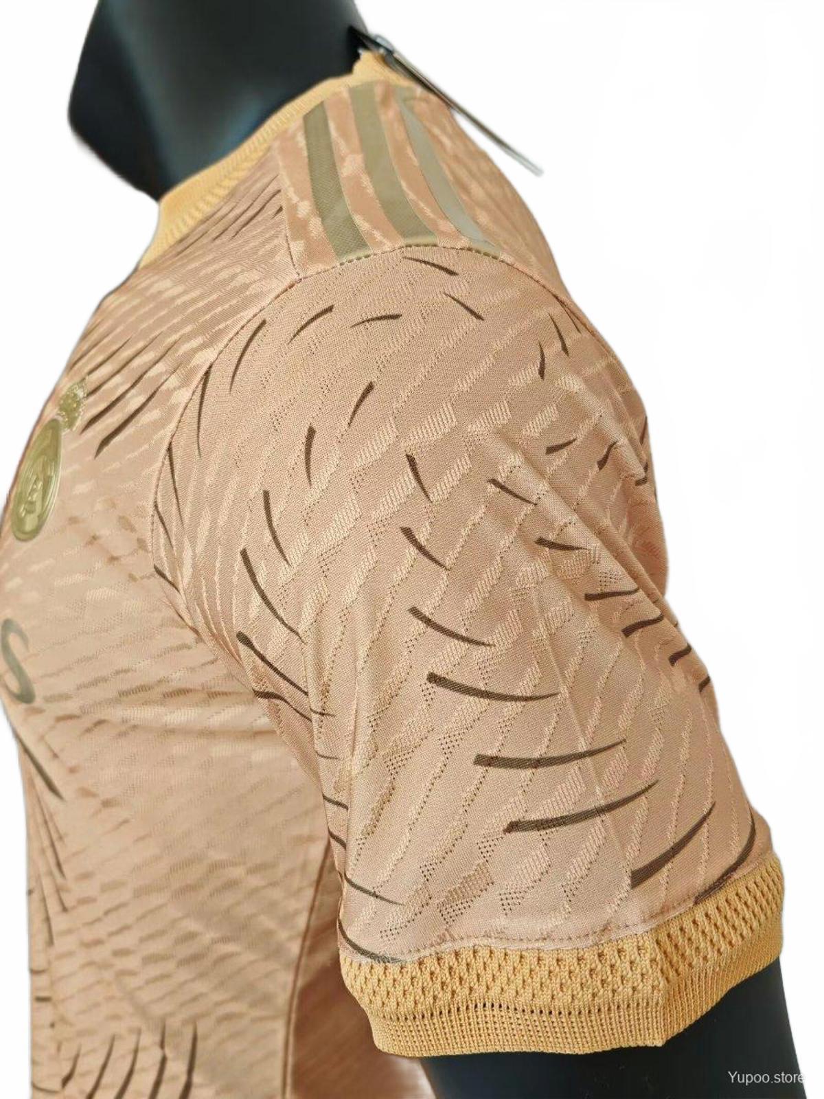 Real Madrid 25/26 Adidas Gold Edition Jersey - Player Version