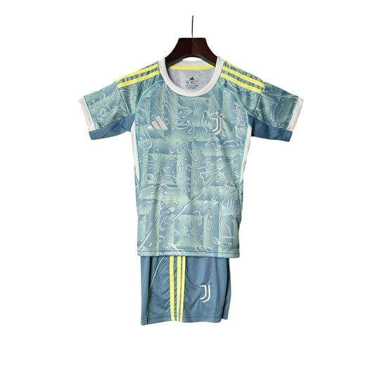 Juventus FC Adidas 25/26 Kids Away Kit - Size 22 - 7/8 Years - Inc Socks