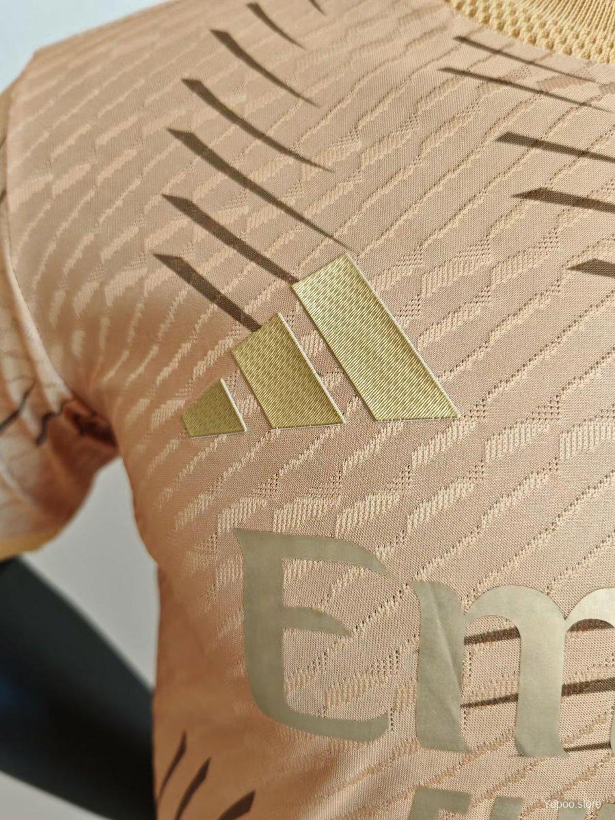 Real Madrid 25/26 Adidas Gold Edition Jersey - Player Version