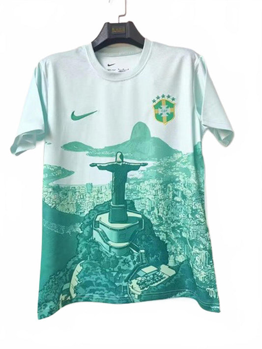 Brazil 25/26 Nike Special Edition Jersey - White & Green - Size Large