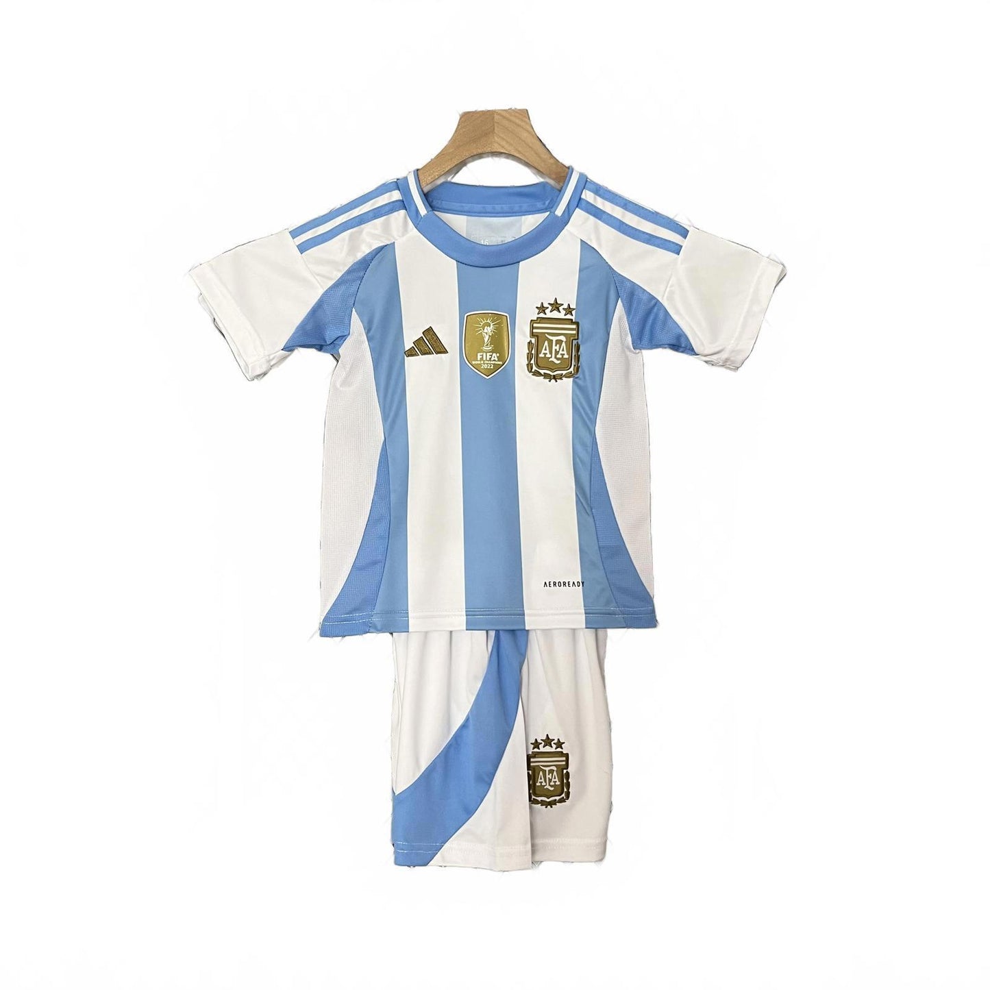 Argentina 2024 Adidas Kids Home Kit - Inc Socks