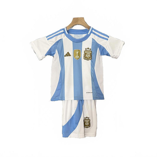 Argentina 2024 Adidas Kids Home Kit - Inc Socks
