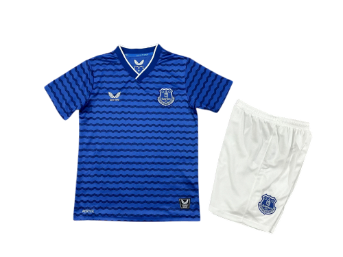 Everton 25/26 Castore Kids Home Kit - Blue - Inc Socks