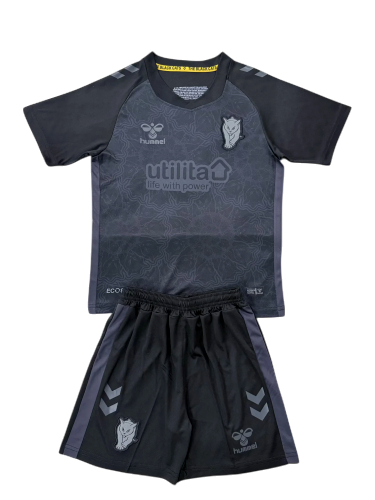 Sunderland 25/26 Hummel Kids Goalkeeper Kit - Black - Inc Socks