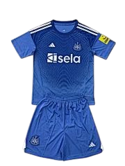 Newcastle 25/26 Adidas Kids Goalkeeper Kit - Blue - Inc Socks