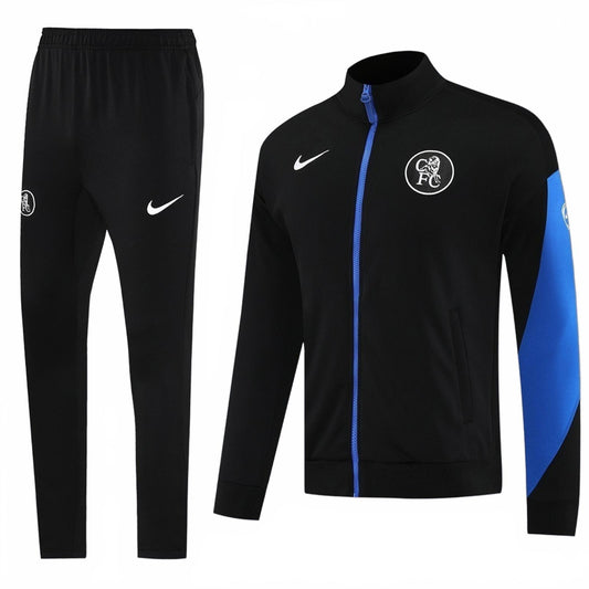 Chelsea Nike Tracksuit - Black & Blue