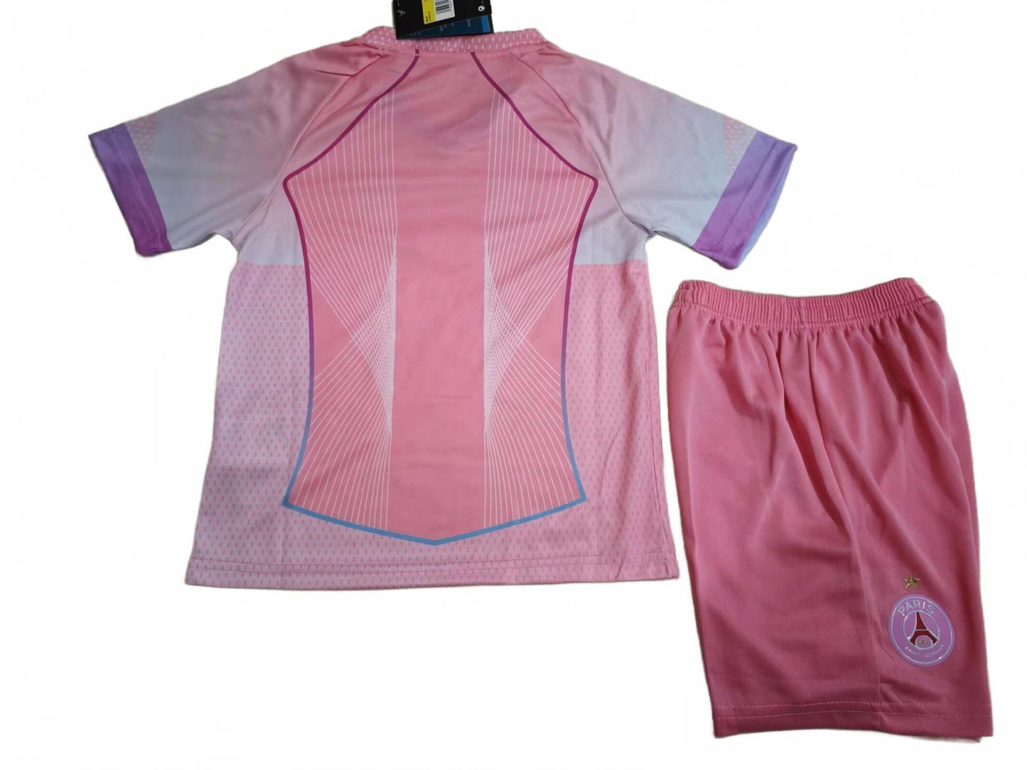 PSG 25/26 Nike Kids Kit - Pale Pink - Inc Socks