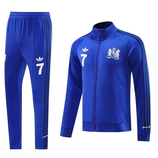 Manchester United Adidas Originals George Best Tracksuit - Blue