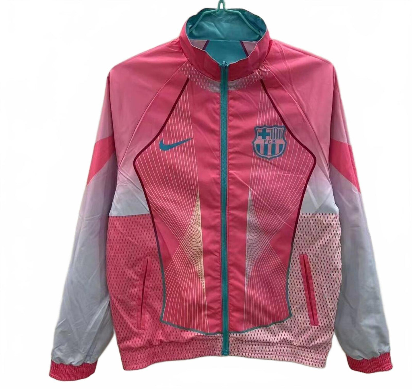 Barcelona 2025 Nike Special Ed Reversible Windbreaker - Pink/Blue