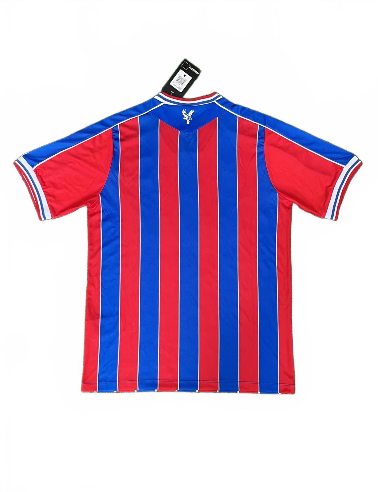 Crystal Palace 25/26 Macron Home Jersey - Red & Blue - Fan Version
