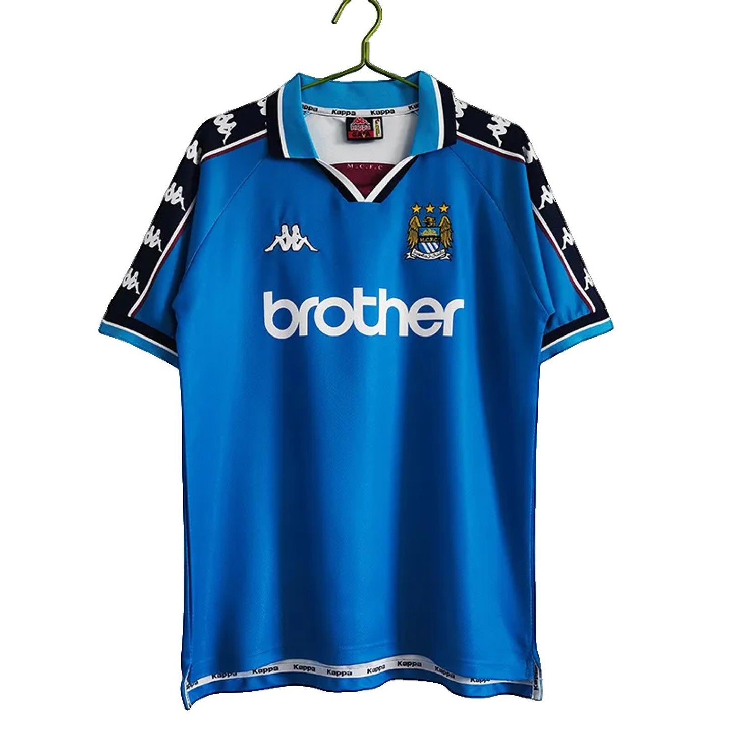 Manchester City 97/99 Kappa Retro Home Jersey - Blue