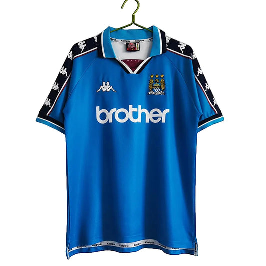 Manchester City 97/99 Kappa Retro Home Jersey - Blue