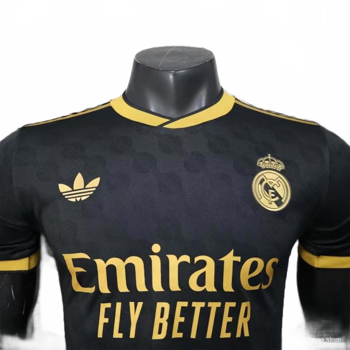 Real Madrid 25/26 Adidas Jersey - Black & Gold - Player Version
