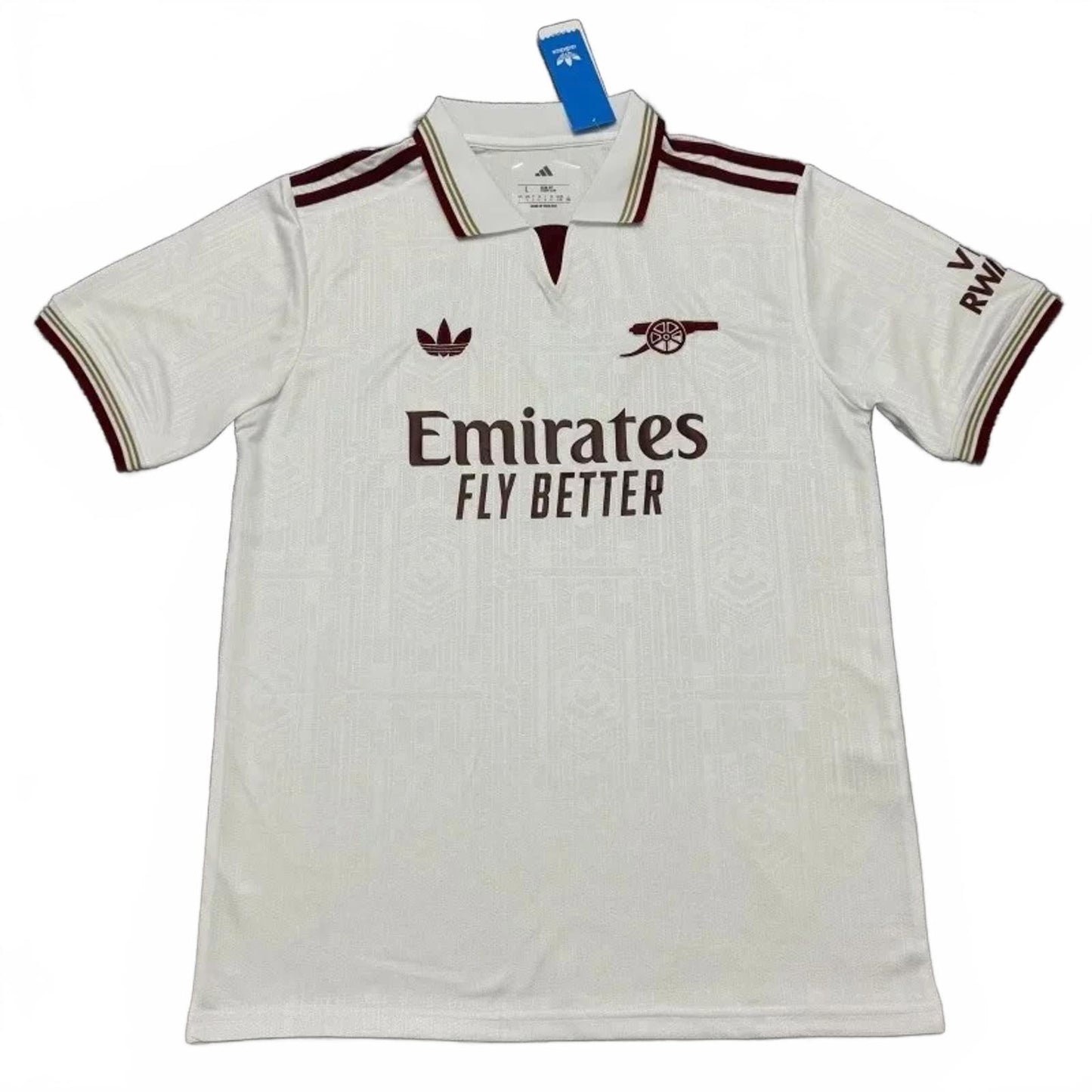 Arsenal 2025/26 Adidas Jersey - White - Fan Version