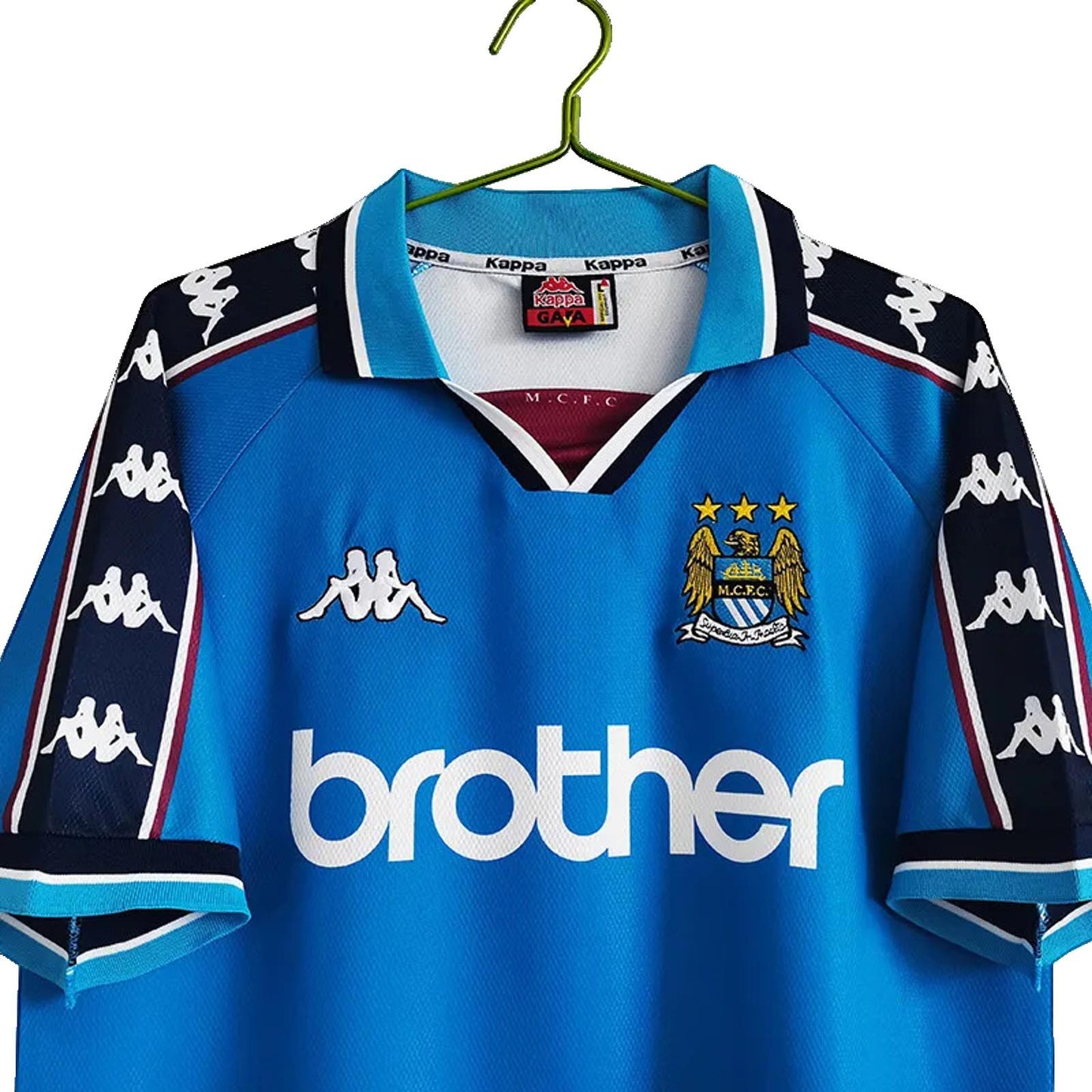 Manchester City 97/99 Kappa Retro Home Jersey - Blue