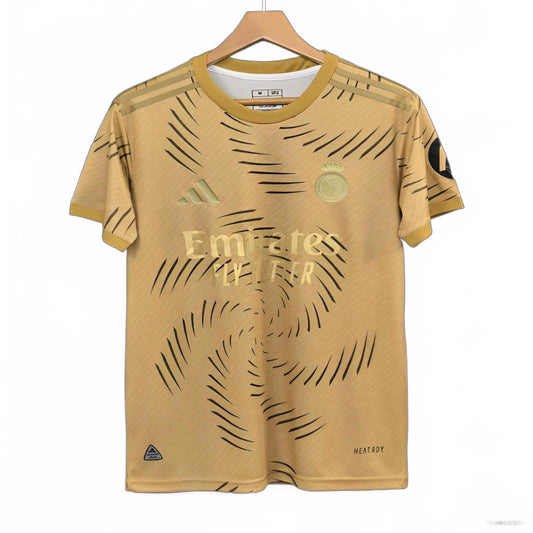 Real Madrid 25/26 Adidas Gold Edition Jersey - Fan Version