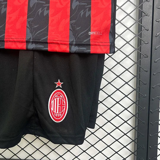 AC Milan 25/26 Home Kids Football Kit - Puma - Inc Socks